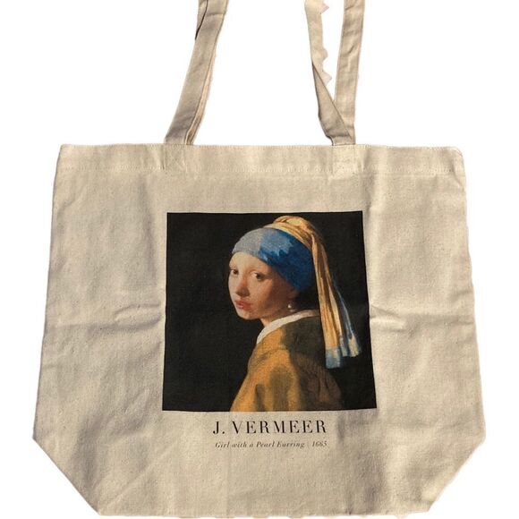 Vermeer Girl With the Pearl Earring Tote - Picture 3 of 3